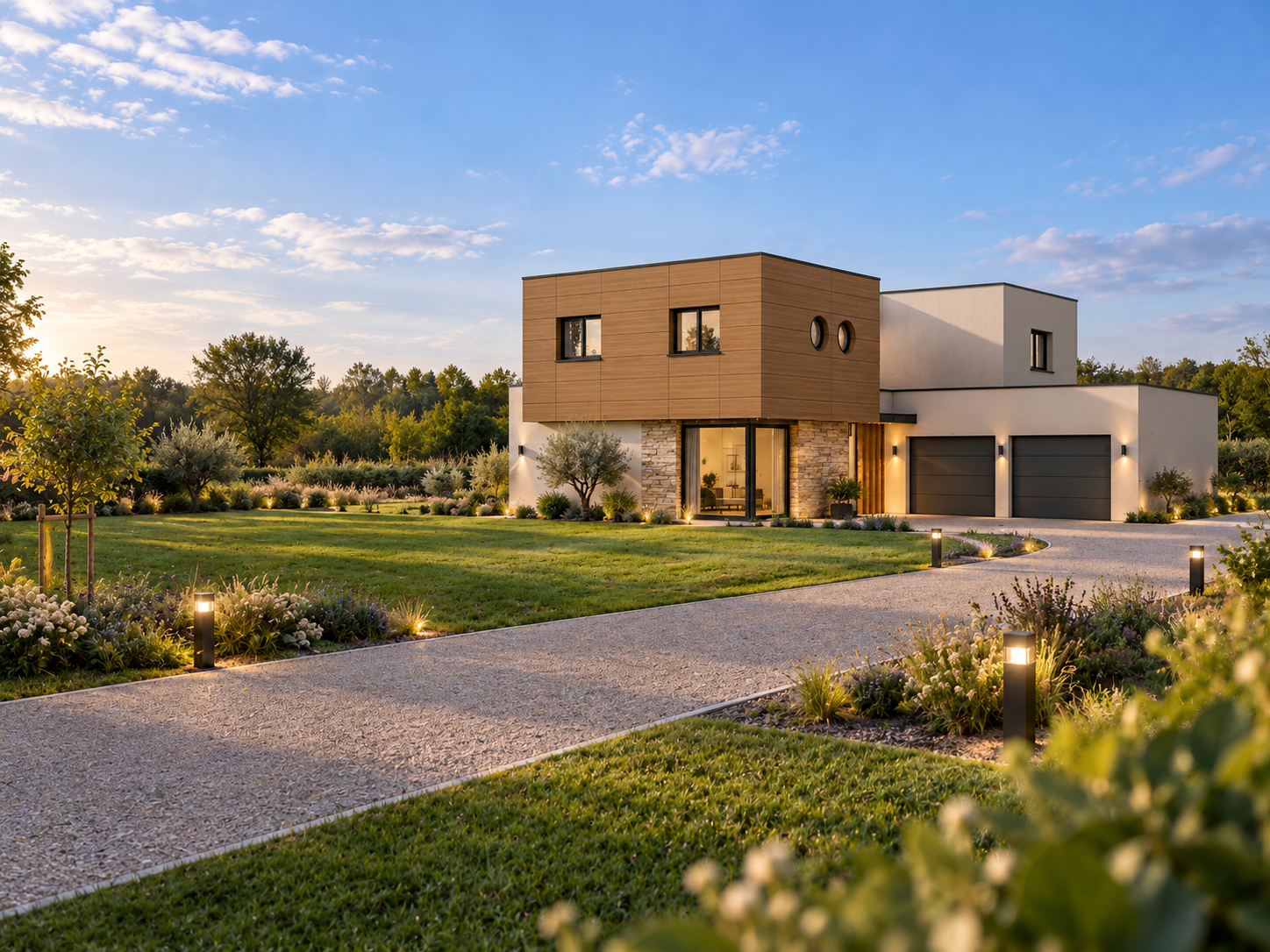 Projet architectural contemporain — Lignes et Matières